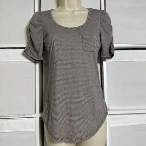 Y2K Xhilaration Ruched Scoop Neck T-Shirt